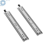 Set of 2 Heavy-Duty Drawer Slides with Lock for Universal Use (14")
