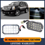 2X LED Side Mirror Puddle Light Assembly for Cadillac Escalade (2007–2014)