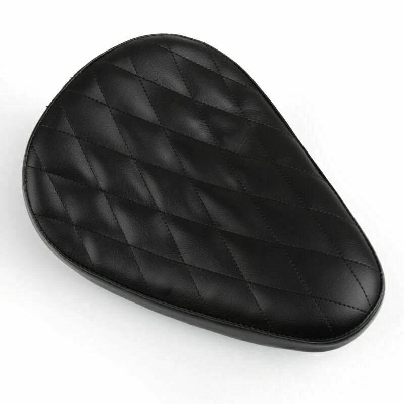 Diamond Leather Solo Saddle Seat for Chopper Bobber Custom (SX, CB, T9)