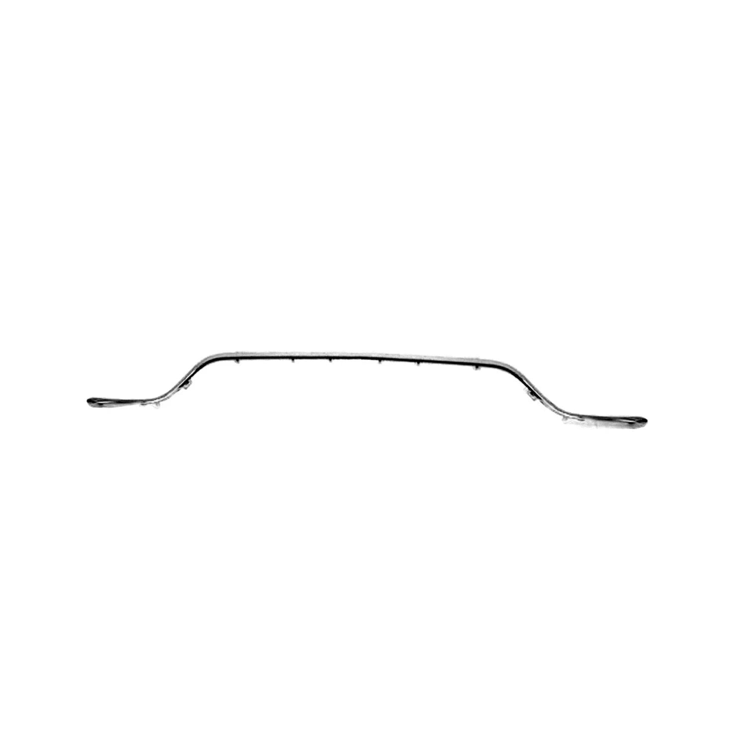 Rear Center Bumper Cover Molding Replacement Chrome ABS Plastic for Ford (2011–2014)