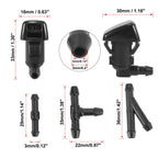 Front Windshield Washer Nozzles Kit 7C3Z17603A for Ford F250 F350 F450 F550 (2008–2010)