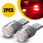 2X 7443 7444 Red LED Bulb for Brake Tail Stop Parking Light (7440)