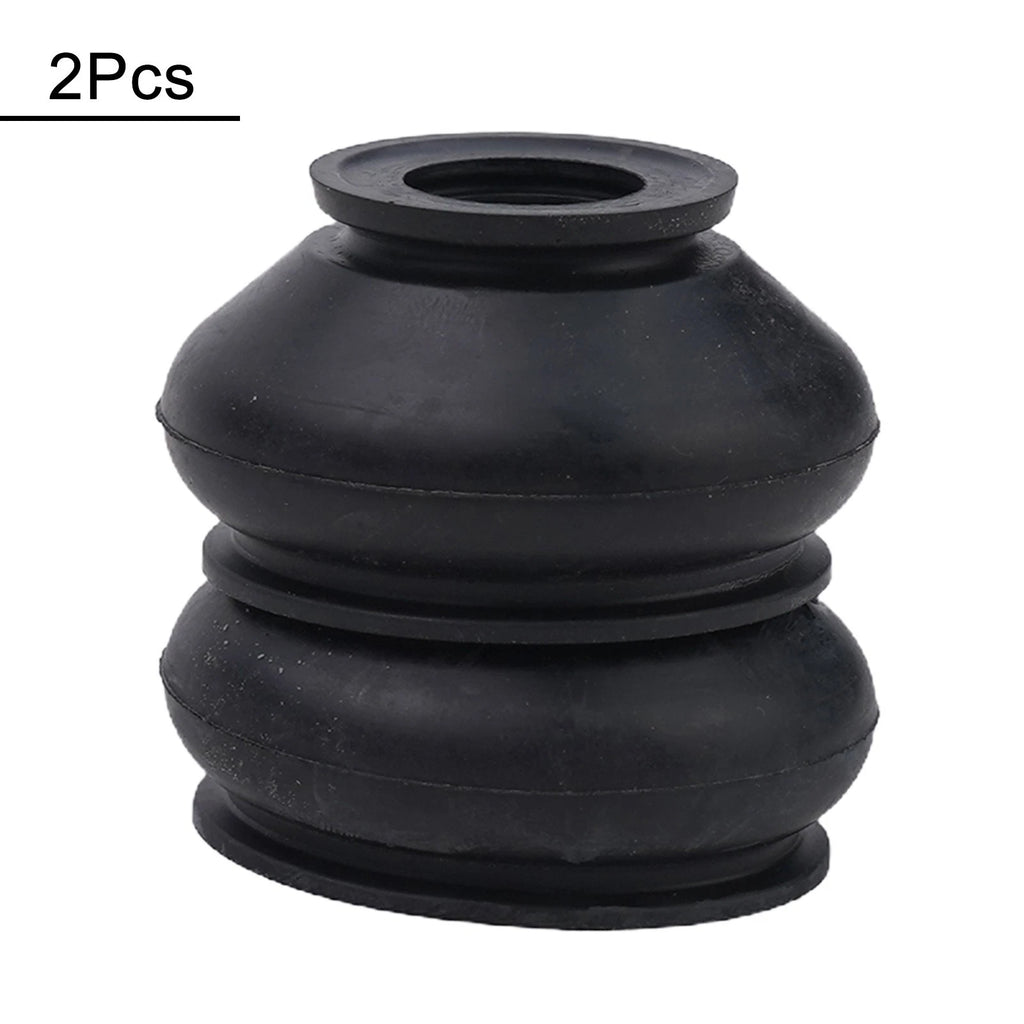2Pcs Rubber Dust Cover and Ball Joint Boots for Track Rod End