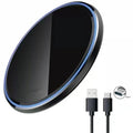 15W Wireless Fast Charger Pad Dock for iPhone Samsung Huawei