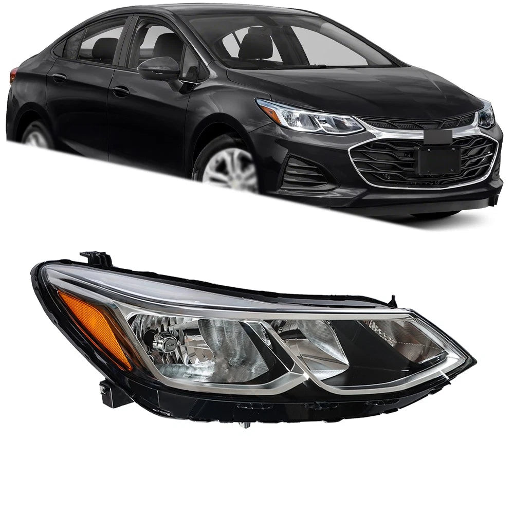 Chrome Halogen Headlight for Chevrolet Cruze Sedan (2016–2019)
