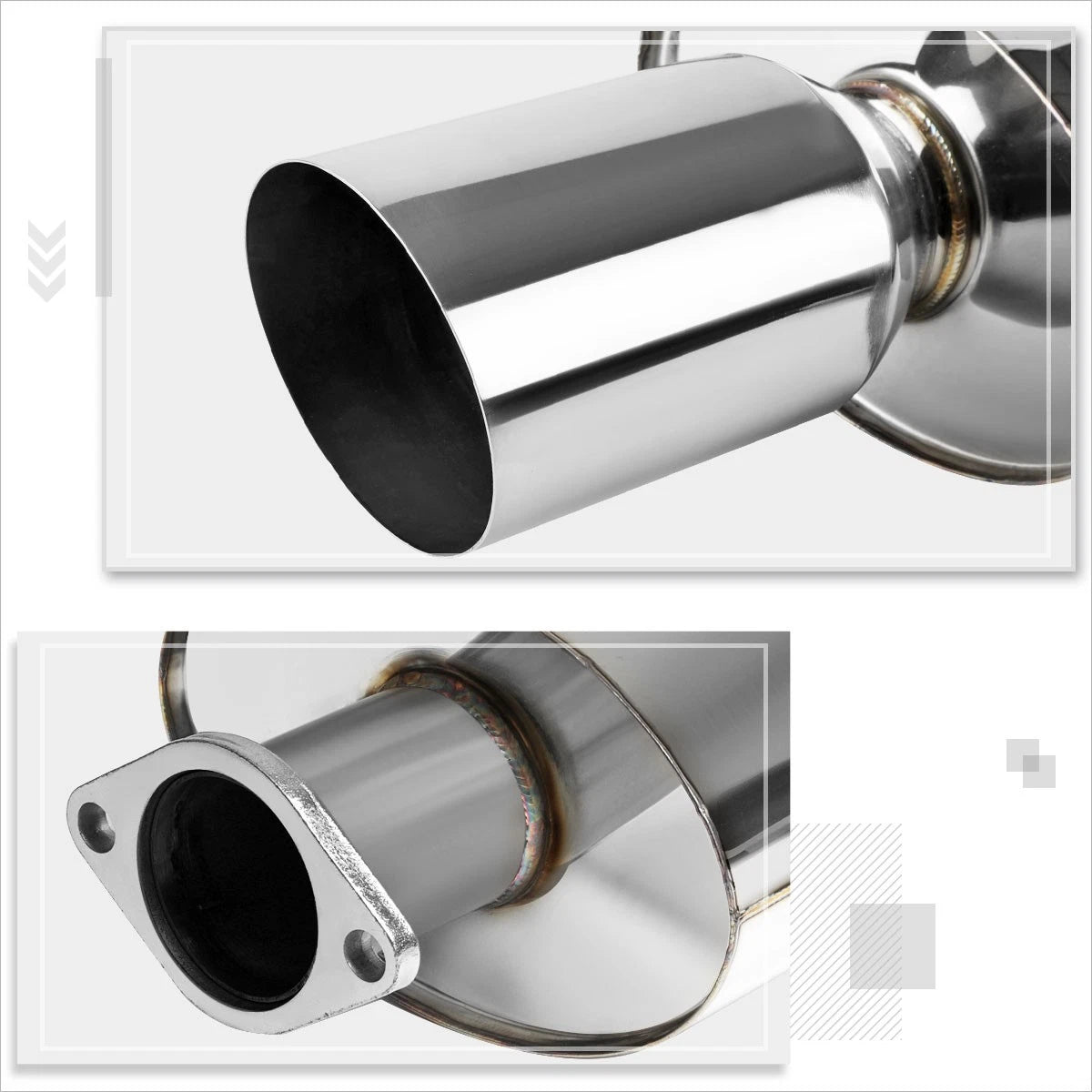 Catback Exhaust System for Mitsubishi Eclipse 3.8L V6 (2006–2008)