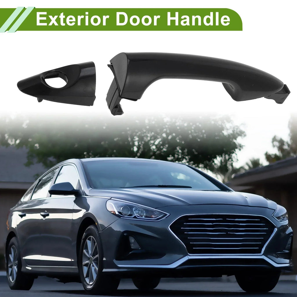 Exterior Door Handle for Hyundai Accent 2012-2017 Black Front Left