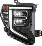 Full LED Headlight Right Passenger Side for GMC Sierra 1500 SLT Denali (2022–2026)