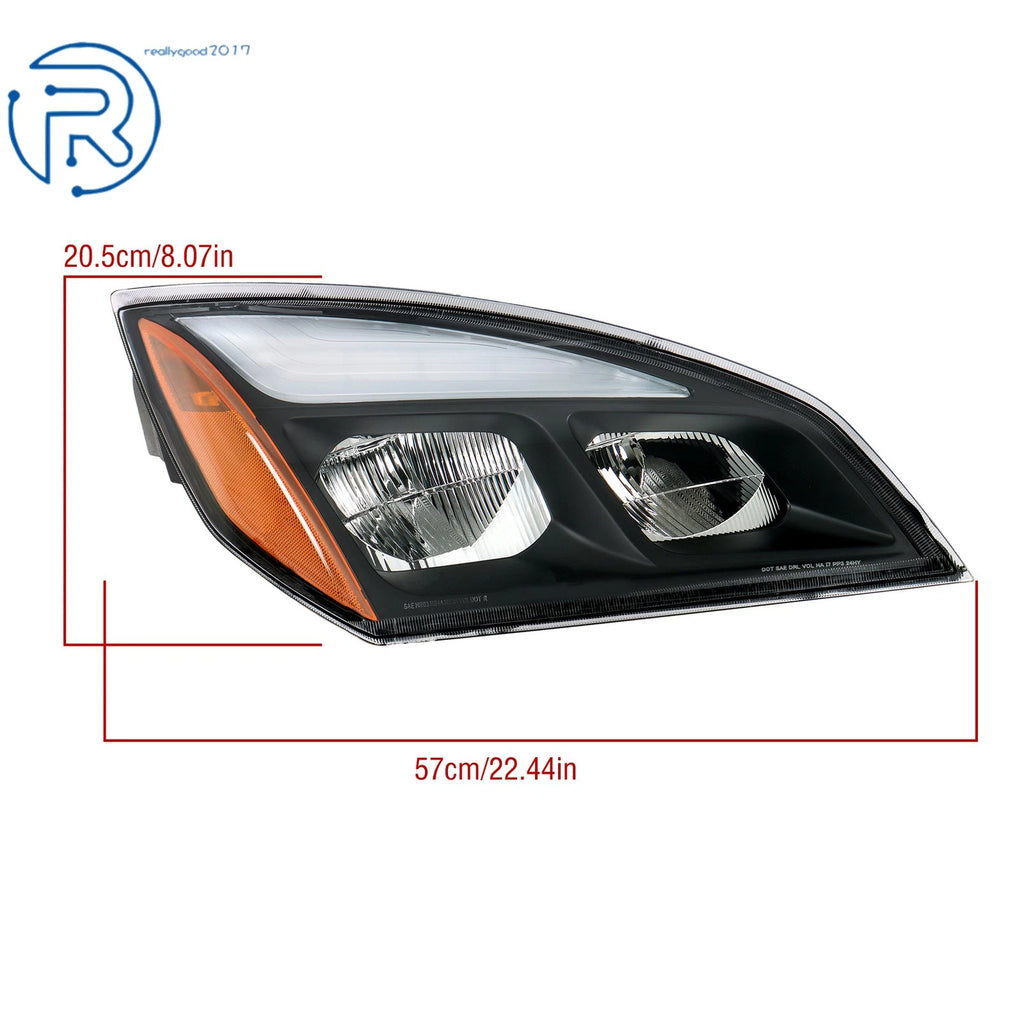 Right LED Headlight for Freightliner Cascadia (2018–2023) A6601405003