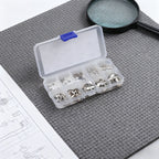 Set of 120 E Clips Circlips Stainless Steel Retaining Rings 1.5mm to 10mm