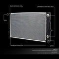Full Aluminum Core Radiator for Audi A4 1.8T A6 2.8/RS4 S4 2.7 (1996–2002) DPI 2648