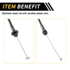 2 x Door Latch Release Cables for Dodge Ram 1500 2500 3500 (2010-2018)
