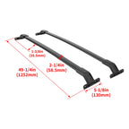 225LBS Roof Rack Cross Bars Carrier for Lincoln Navigator Ford Expedition (2018–2026)