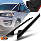Set of 2 A-Pillar Windshield Molding Trim for Ford Explorer (2011–2019)