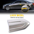 Door Lock Cylinder Chrome Cover Trim Cap for Cadillac ATS XTS CTS (2013–2019) 13522324