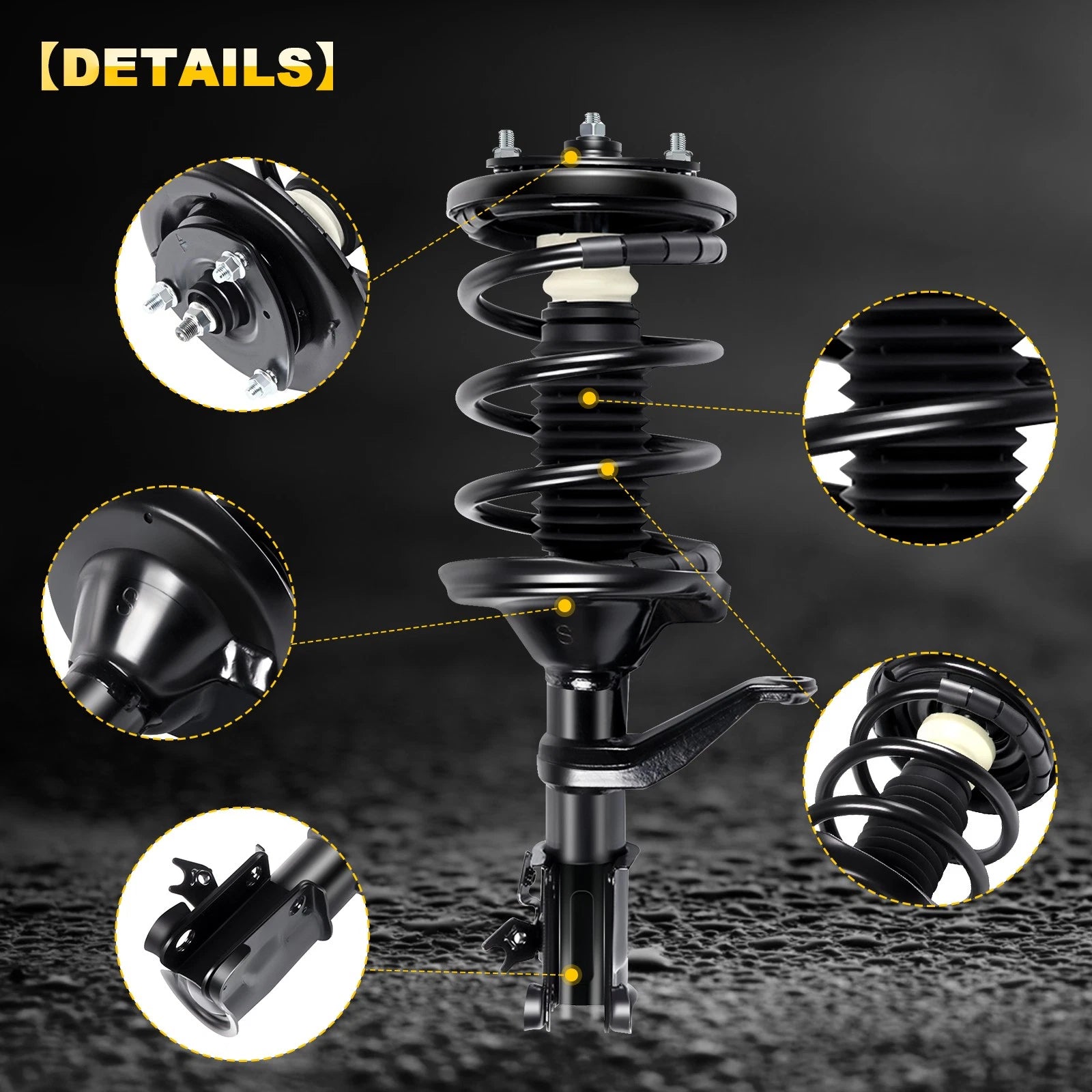 Set of 2 Front Complete Struts for Honda Element (2003–2011)