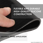 3" ID 1-Meter Straight Transition 4-Ply Black Silicone Intercooler Pipe Hose