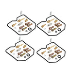 4x Carburetor Repair Kit for Kawasaki GPX600 GPX750 ZX600C ZX750 (1988-1997)