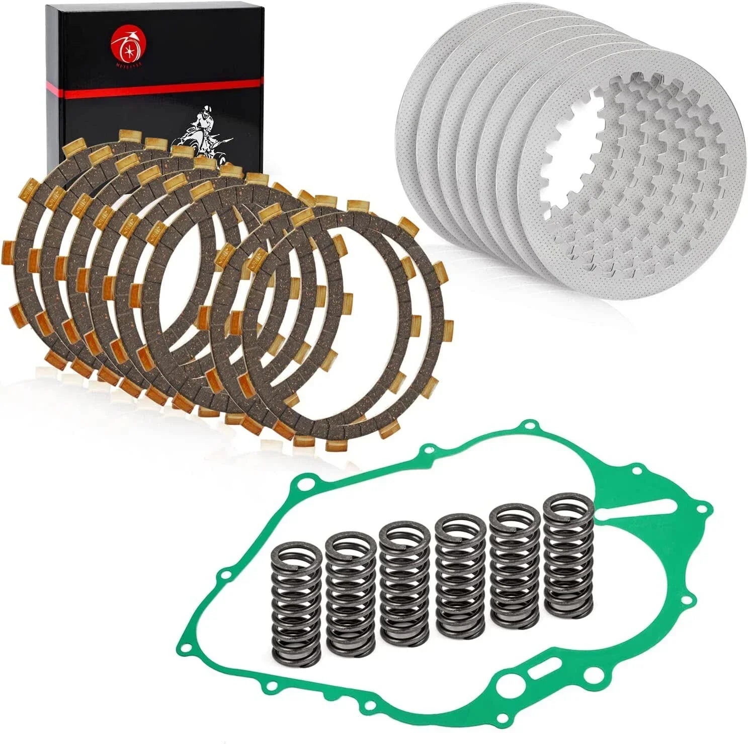 Clutch Friction Plates Kit & Gasket for Yamaha YFM660R Raptor (2001–2005)