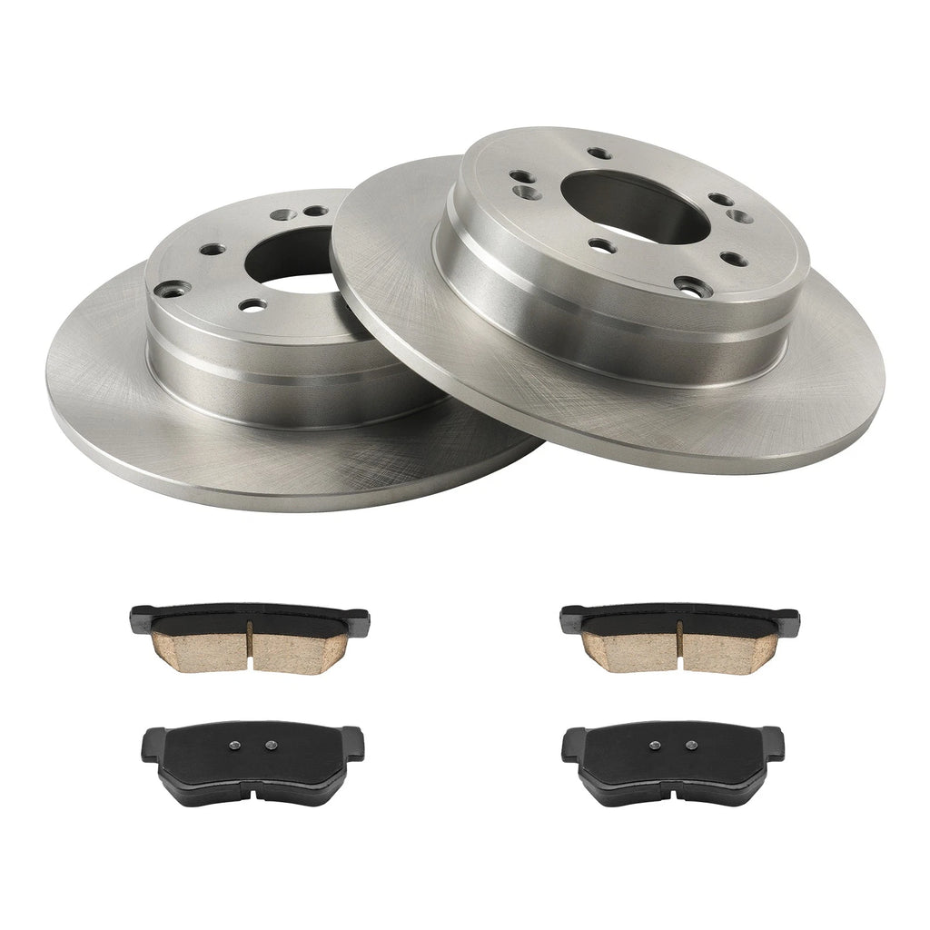 Rear Brakes Kit for 2006–2008 Hyundai Sonata 3.3L V6 Ceramic Pads Rotors