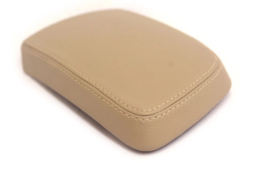 Center Console Armrest Cover for Toyota Yaris (2008–2011) Beige PVC Leather