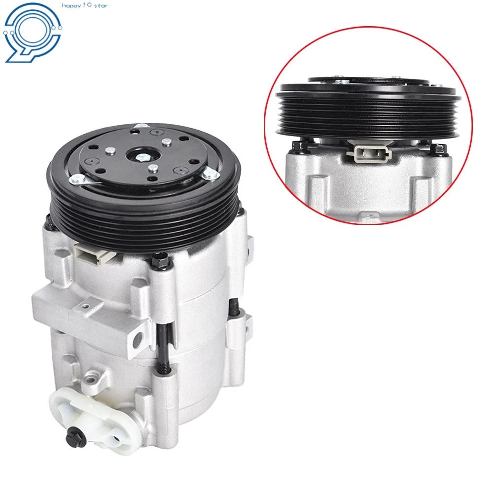 A/C Compressor with Clutch for Ford F-150 F-250 F-350 F-450 (2004–2008)