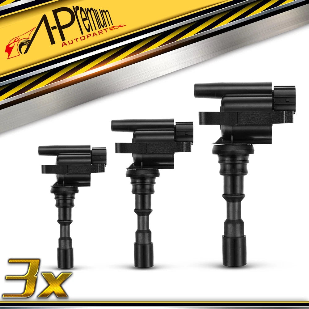 3X Ignition Coil for Kia Sedona (2002–2005) Hyundai XG300 XG350 (3.0L 3.5L)