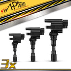 3X Ignition Coil for Kia Sedona (2002–2005) Hyundai XG300 XG350 (3.0L 3.5L)