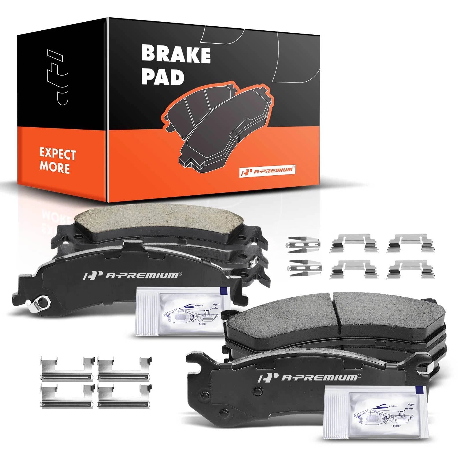 Set of 8 Ceramic Brake Pads for Chevrolet Silverado GMC Sierra 