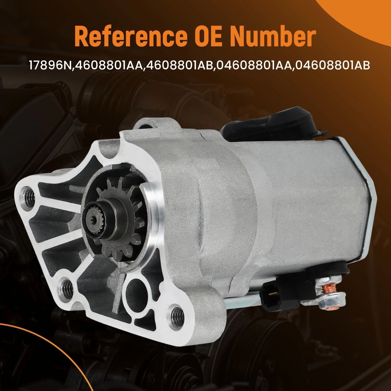 Starter Motor for Dodge Challenger Charger Magnum V8 5.7L (2005–2020)