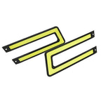 Pair White COB DRL LED Daytime Running Lights for Universal Cars