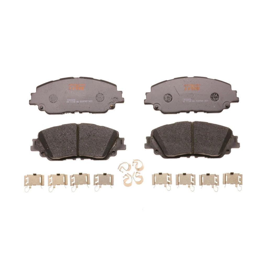 Set of 4 Disc Brake Pads for Toyota Camry (2018–2024)