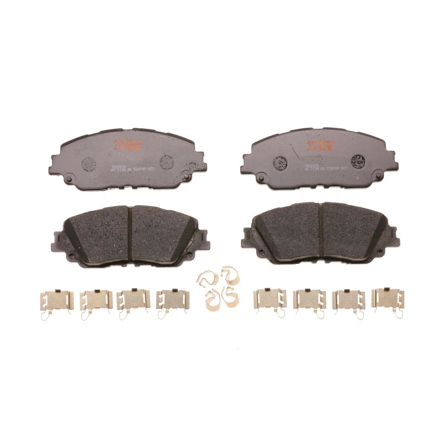 Set of 4 Disc Brake Pads for Toyota Camry (2018–2024)