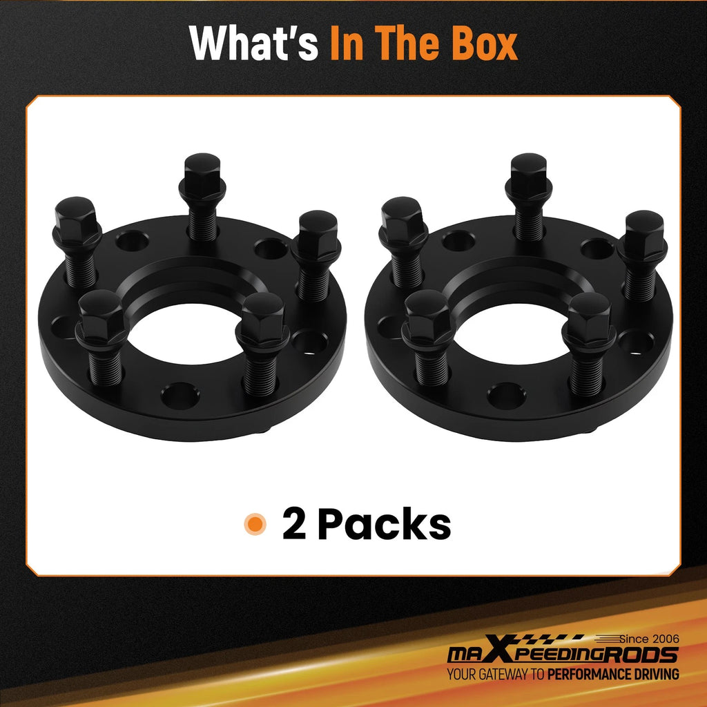 2X 15mm Hub Centric Wheel Spacers for Mercedes-Benz A180 (2013–2016) 5x112 66.56mm