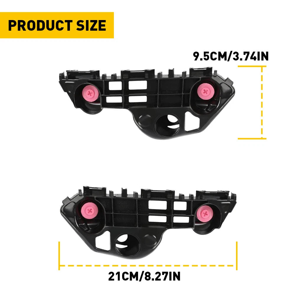 Set of 2 Front Bumper Retainer Brackets for Toyota Camry (2018–2021)