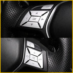 Chrome Steering Wheel Button Cover Trim for Mercedes Benz C E Class (2012-2016)