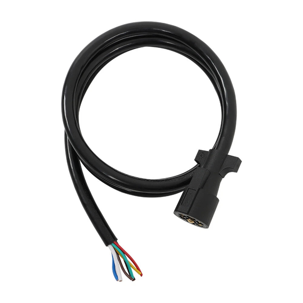 7-Way Trailer Extension Cord for RV Trailer (8 Ft)