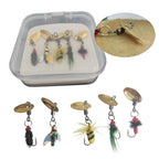 5X Fly Tying Hooks Assortment Bee Midge Patterns for Fishing Lures