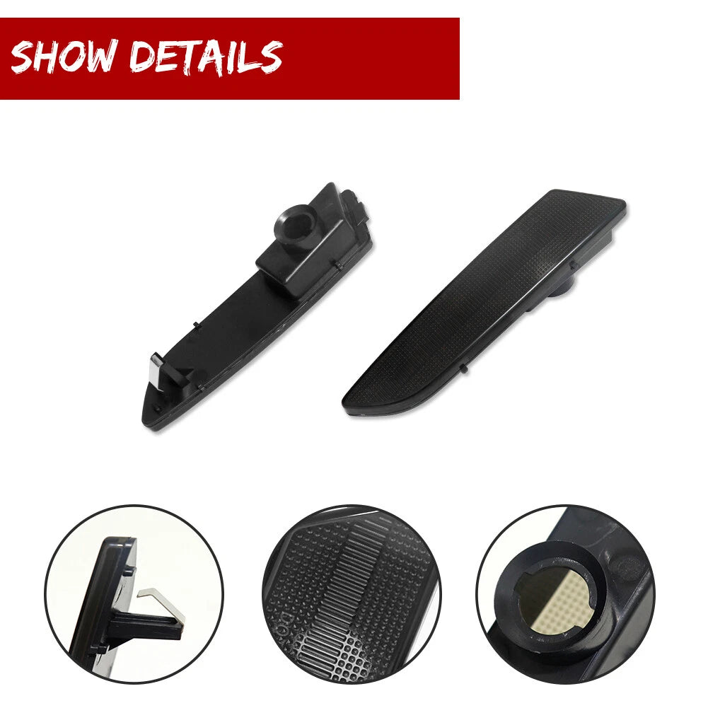 Smoked Front Bumper Side Marker Reflector Light for Chrysler Crossfire (2004–2008)