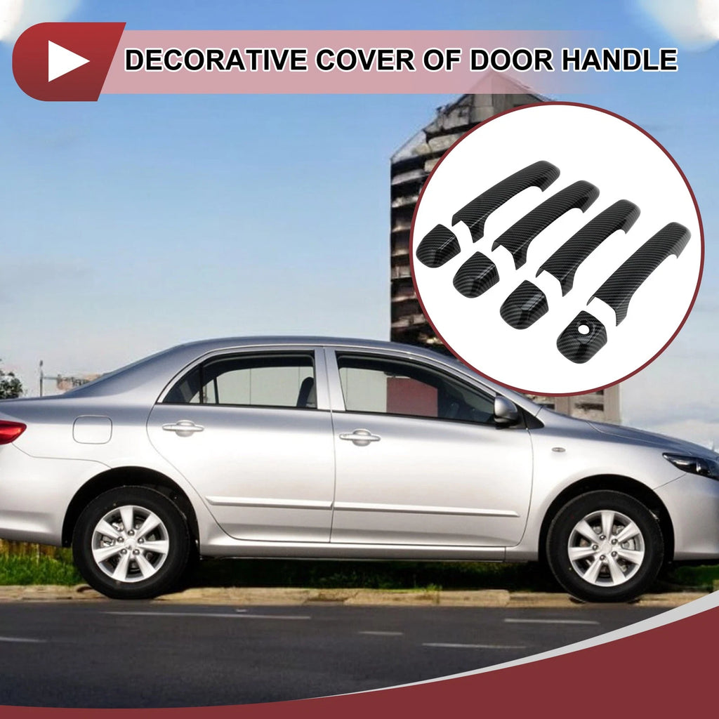 Set of 4 Car Door Handle Covers for Toyota Land Cruiser Prado J150 (2009–2021)