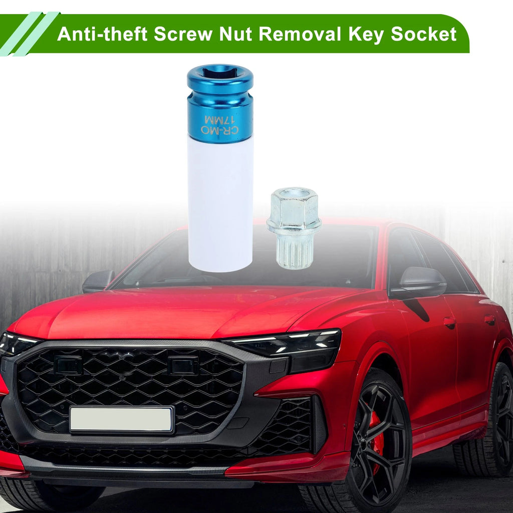 Set of 4 Wheel Lock Lug Nut Removal Key Socket 4/15PT for Audi VW