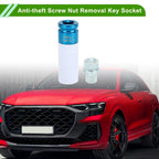 Set of 4 Wheel Lock Lug Nut Removal Key Socket 4/15PT for Audi VW