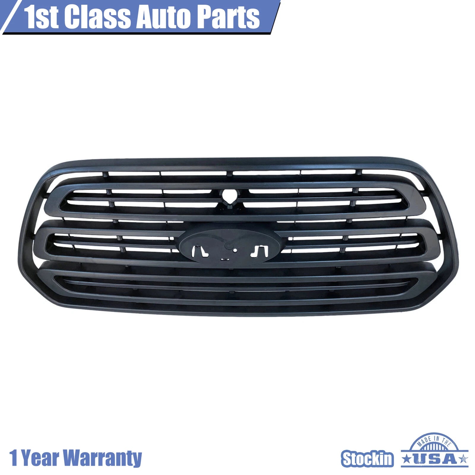 Front Bumper Grille for Ford Transit 150 250 350 (2015–2019) Black