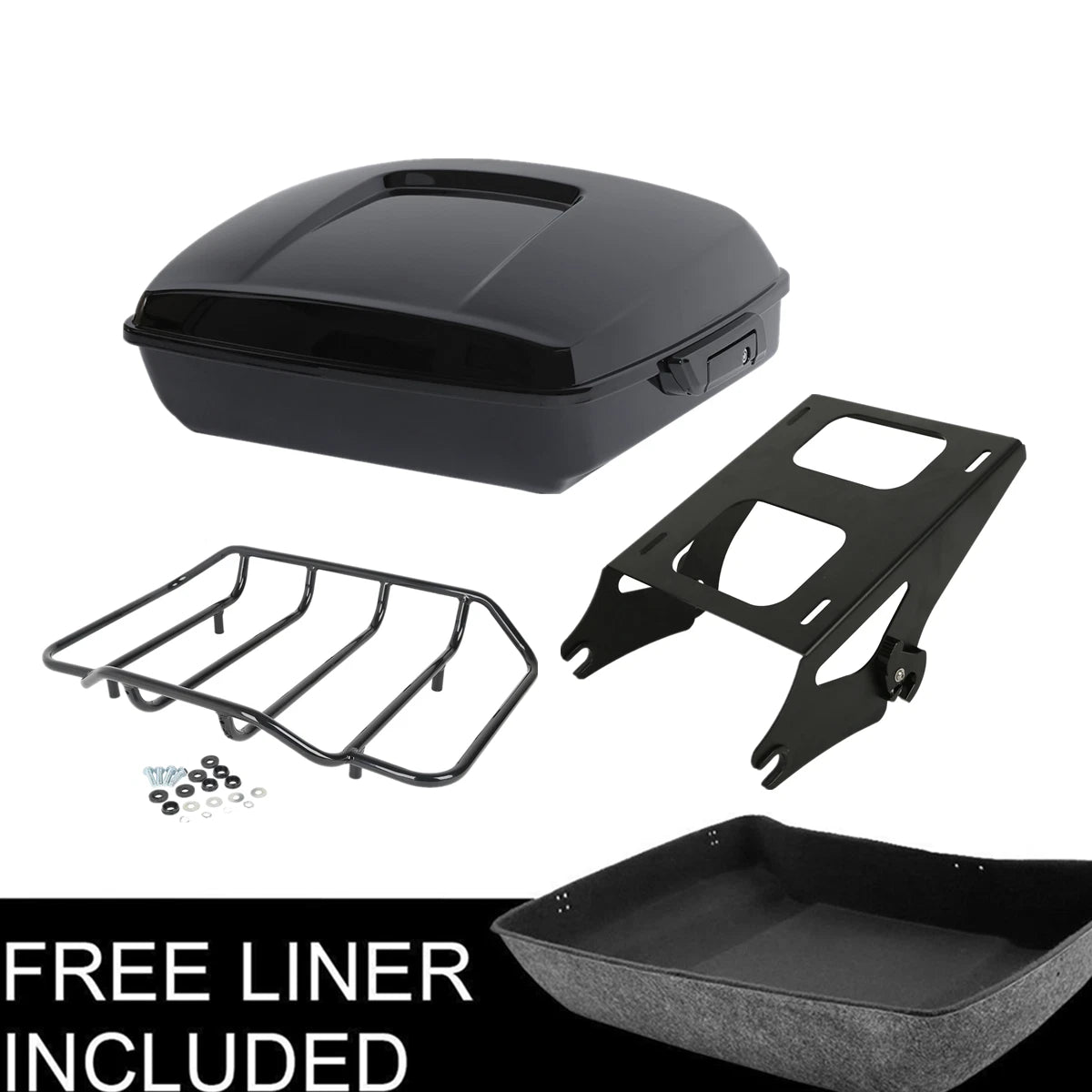 Chopped Trunk Mount Top Rack for Harley Touring Electra Road Glide (2014–2026)