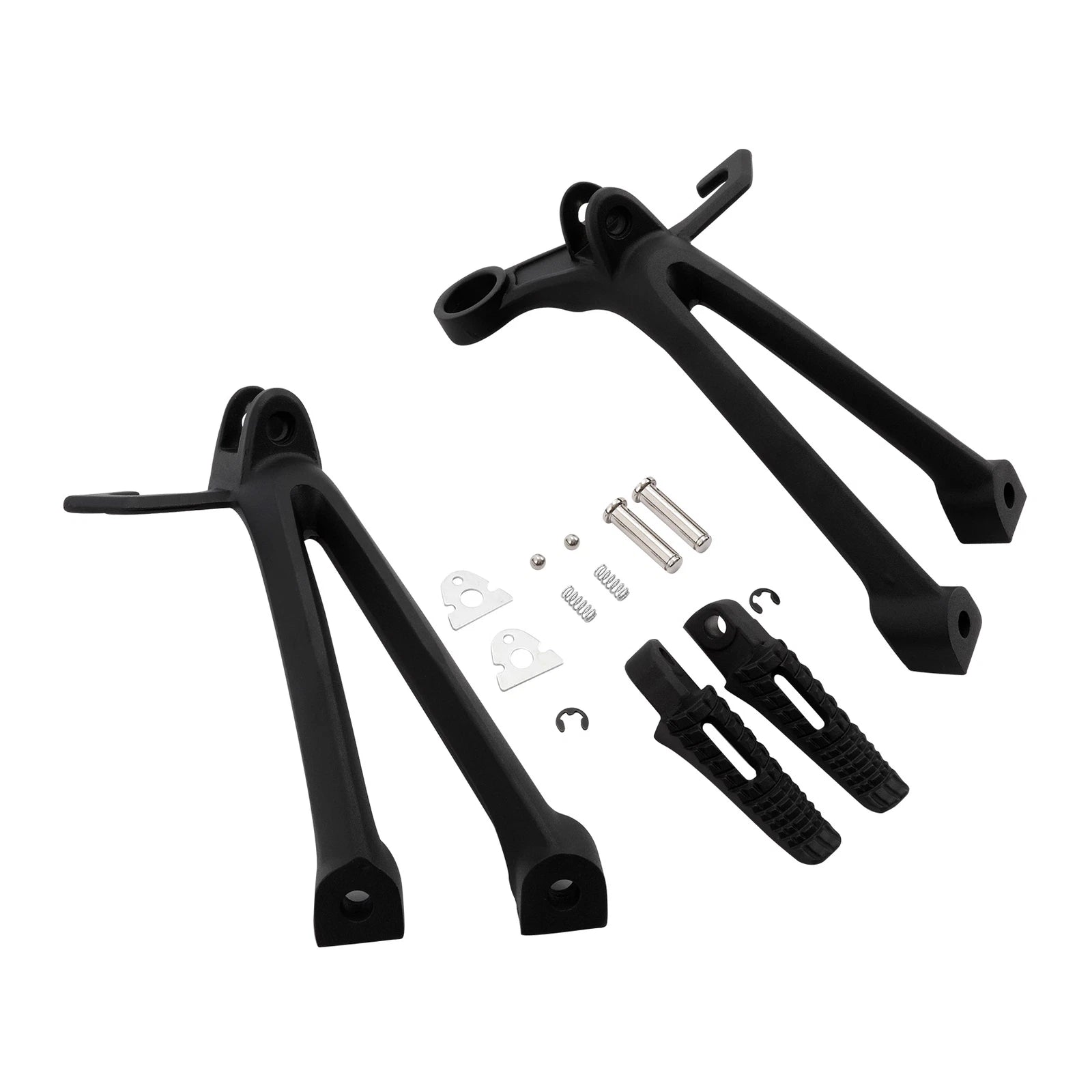 Passenger footrests footpegs bracket for Suzuki GSXR600 GSXR750 (2008–2010)