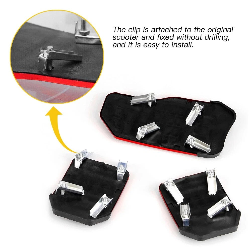 Set of 2 Non-Slip Manual Brake Pedal Pads for Car Accessories