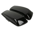 Black Hard Saddlebag Lids for Harley Touring Road King Glide (2014–2024)