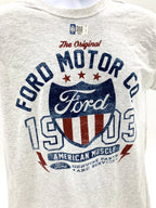Ford T-Shirt Light Gray Vintage 1903 American Muscle for Ford Motor Co (1903–1903)