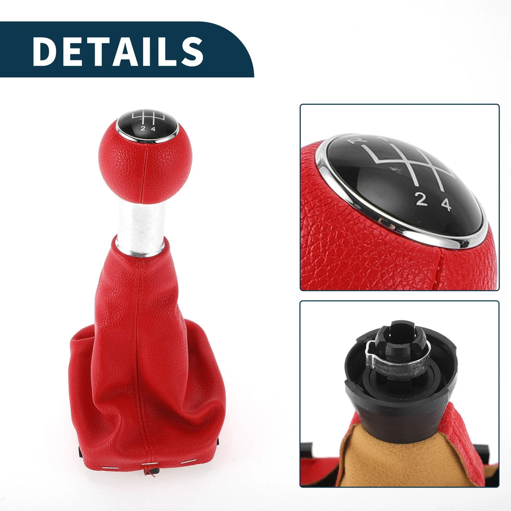 5 Speed Gear Shifter Knob with Cover for Audi A3 8L1 (1996–2003)