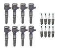 Set of 8 Ignition Coils & Spark Plugs for Ford F-150 V8 (0.032)